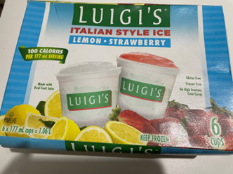 LUIGI’S ITALIAN STYLE ICE 