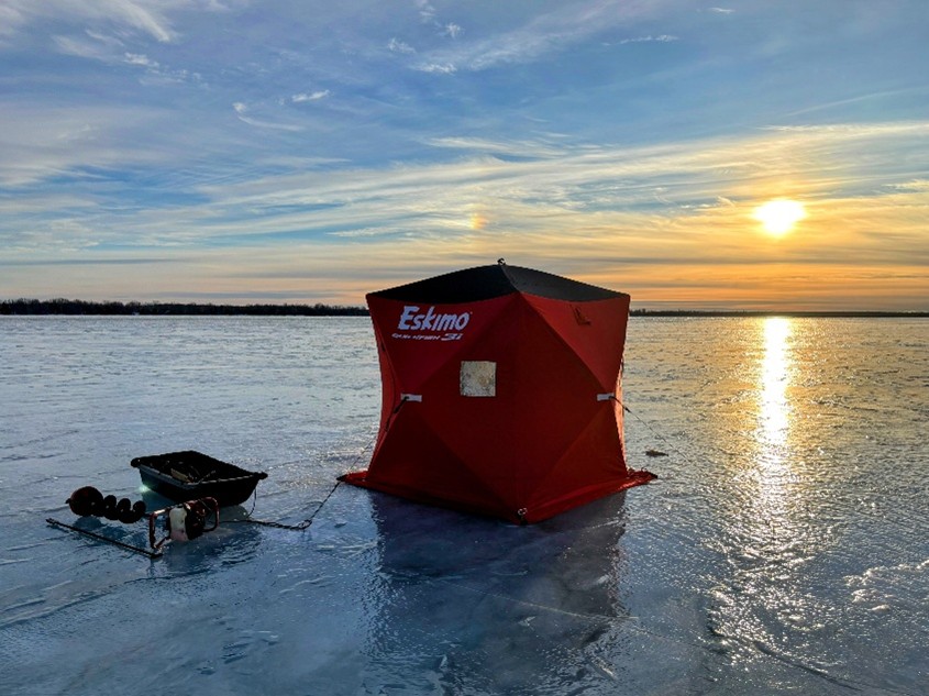 ice fishing